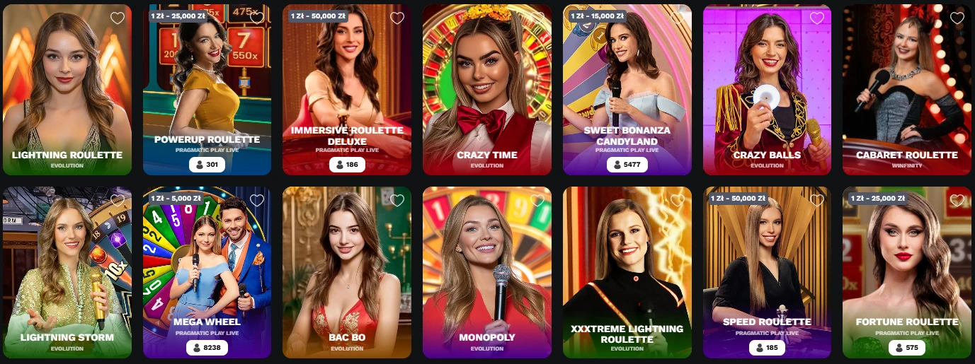 Bet on Red Kasyno na Żywo